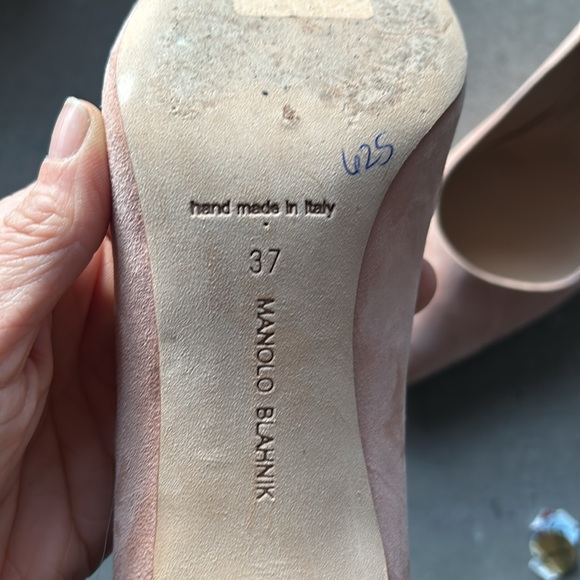 Manolo pale pink heels 37 - Picture 6 of 8